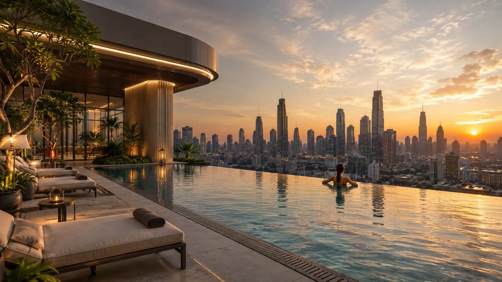 Bonito Residence rooftop infinity pool